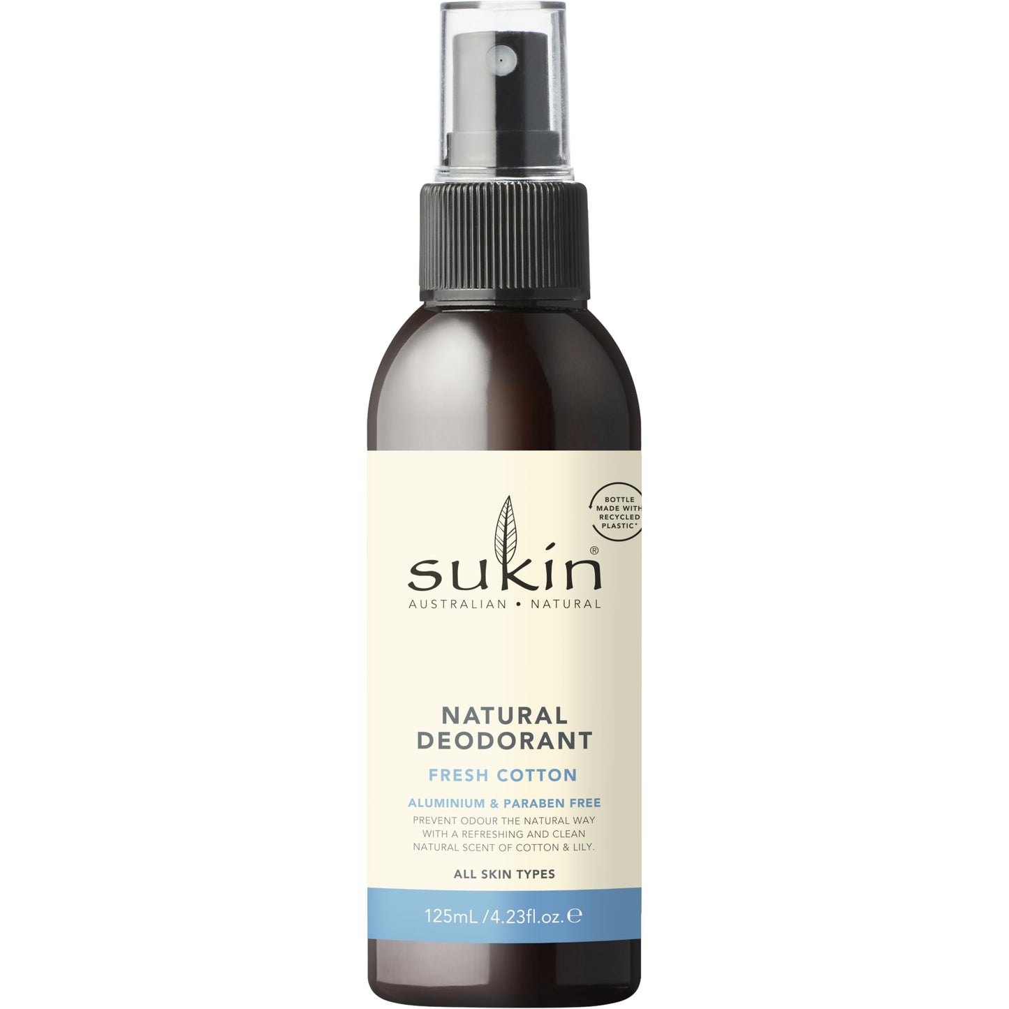Deodorant Fesh Cotton Beauty and Personal Care Sukin