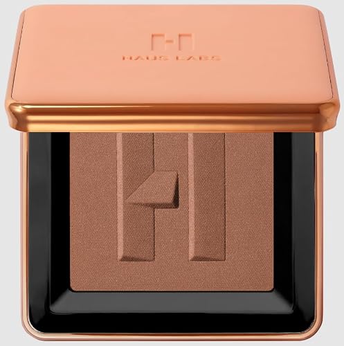HAUS LABS BY LADY GAGA Power Sculpt Velvet Powder Bronzer - Terra Sol Light Medium Beauty & Personal Care HAUS LABS BY LADY GAGA