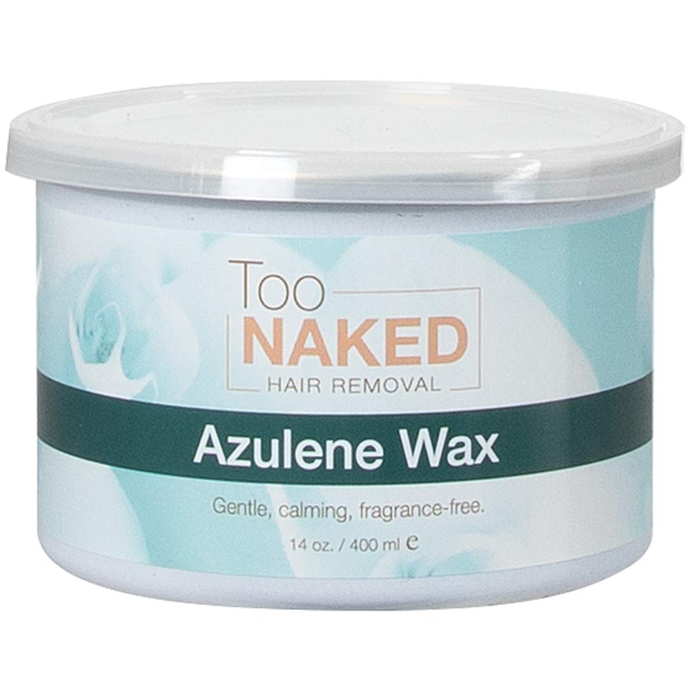 Too Naked Hair Removal Azulene Wax, Dolce Series, Extra Creamy, Gentle, Calming, Transparent Wax, Fragrance Free, 14 oz. Beauty and Personal Care TOO NAKED HAIR REMOVAL