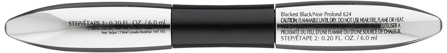 L'Oreal Paris Cosmetics Voluminous Superstar Mascara, Waterproof, Blackest Black, 0.41 Fl. Oz, 1 Count Beauty & Personal Care L'Oreal Paris