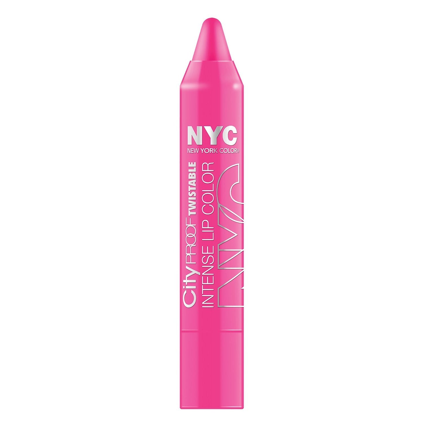 N.Y.C. New York Color City Proof Twistable Intense Lip Color, Fulton St Fuschsia, 0.09 Ounce Beauty & Personal Care NYC