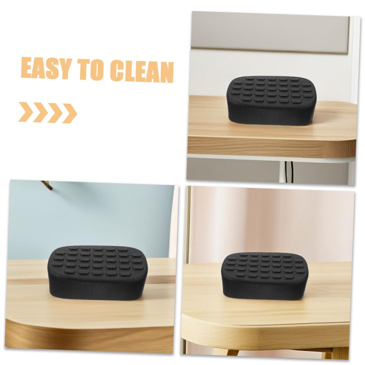 Ipetboom 3Pcs Rubber Shampoo Bowl Neck Rest Cushion for Salon Sinks Comfortable Support for Hair Washing Durable Easy to Clean Versatile Fit for Home Beauty and Personal Care Ipetboom