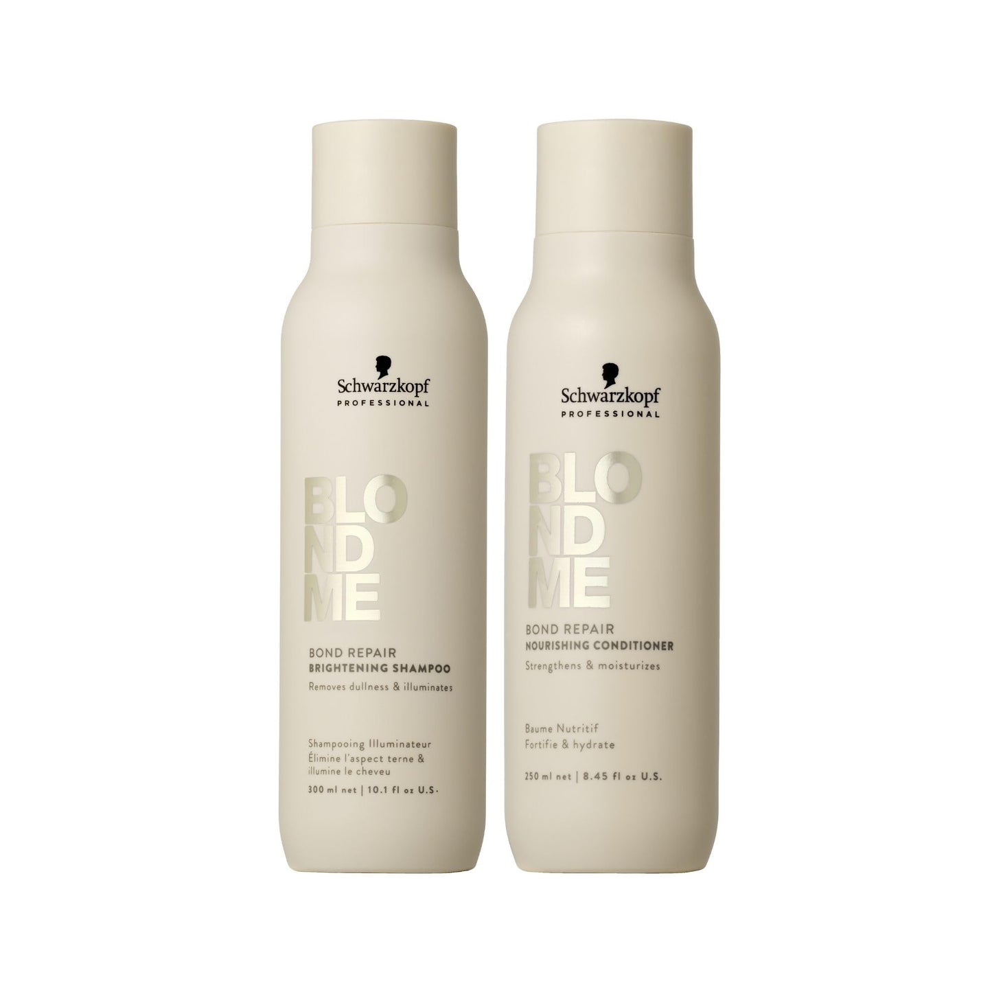 BLONDME Bond Repair Brightening Shampoo & Nourishing Conditioner Bundle | Gently Cleanses, Brightens & Detangles for Radiant, Stronger Blonde Hair Beauty & Personal Care BlondMe
