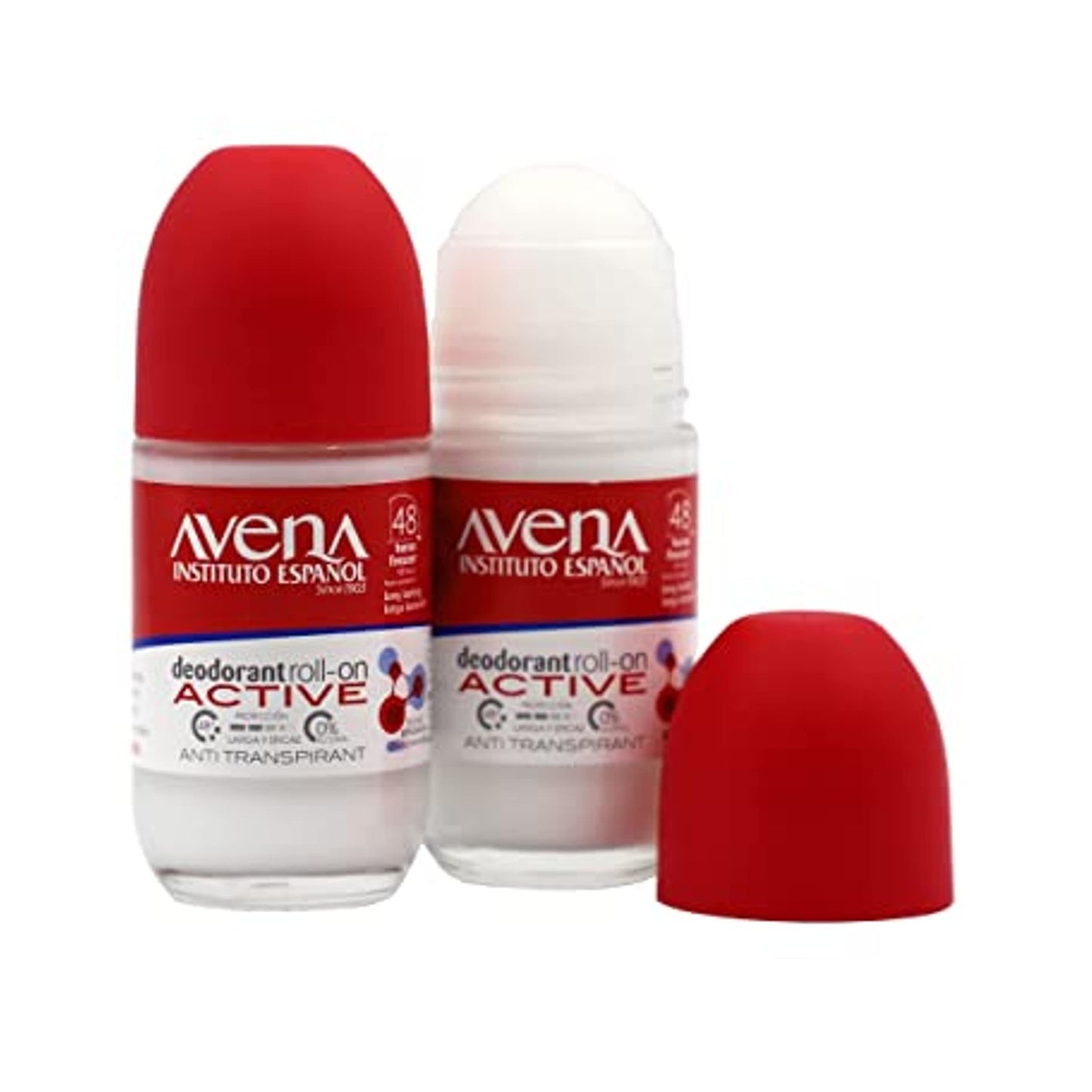 4 x Avena ACTIVE Roll On Deodorant By Instituto Espanol/Desodorante De Avena Beauty and Personal Care Instituto Español