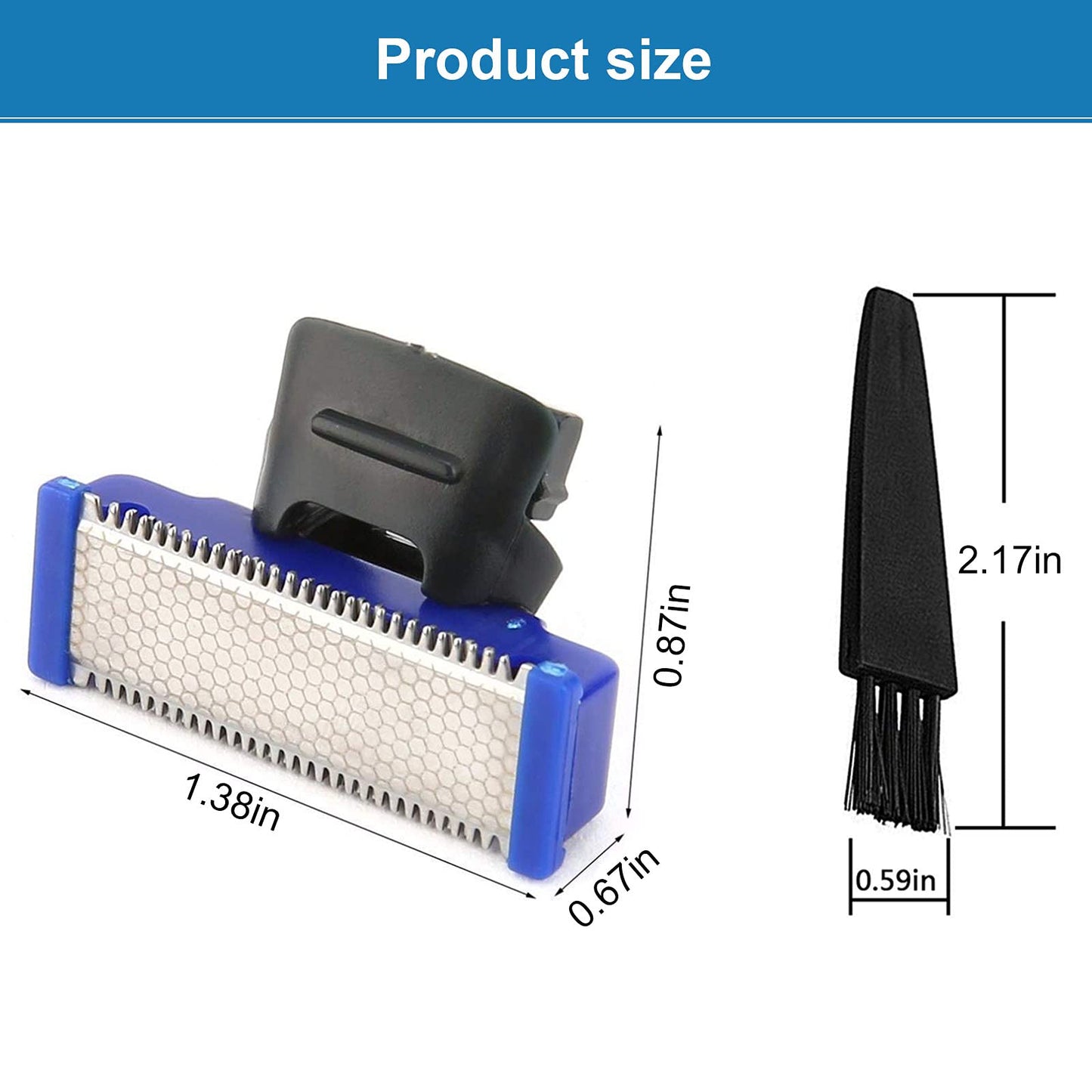 LinMei Razor Replacement Head Compatible for Gen 1 Micro Touches Solo Trimmer Replacement Cutter Head Solo Hybrid Shaver Replacement Blades Include 2 Beauty and Personal Care LinMei