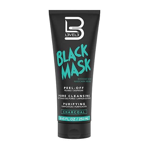 L3 Level 3 Peel Off Mask - Deep Cleansing Black Head Removal - Removes Impurities and Dead Skin Cells For Acne and Pimples - Level Three Mask Peel Off Beauty & Personal Care L3