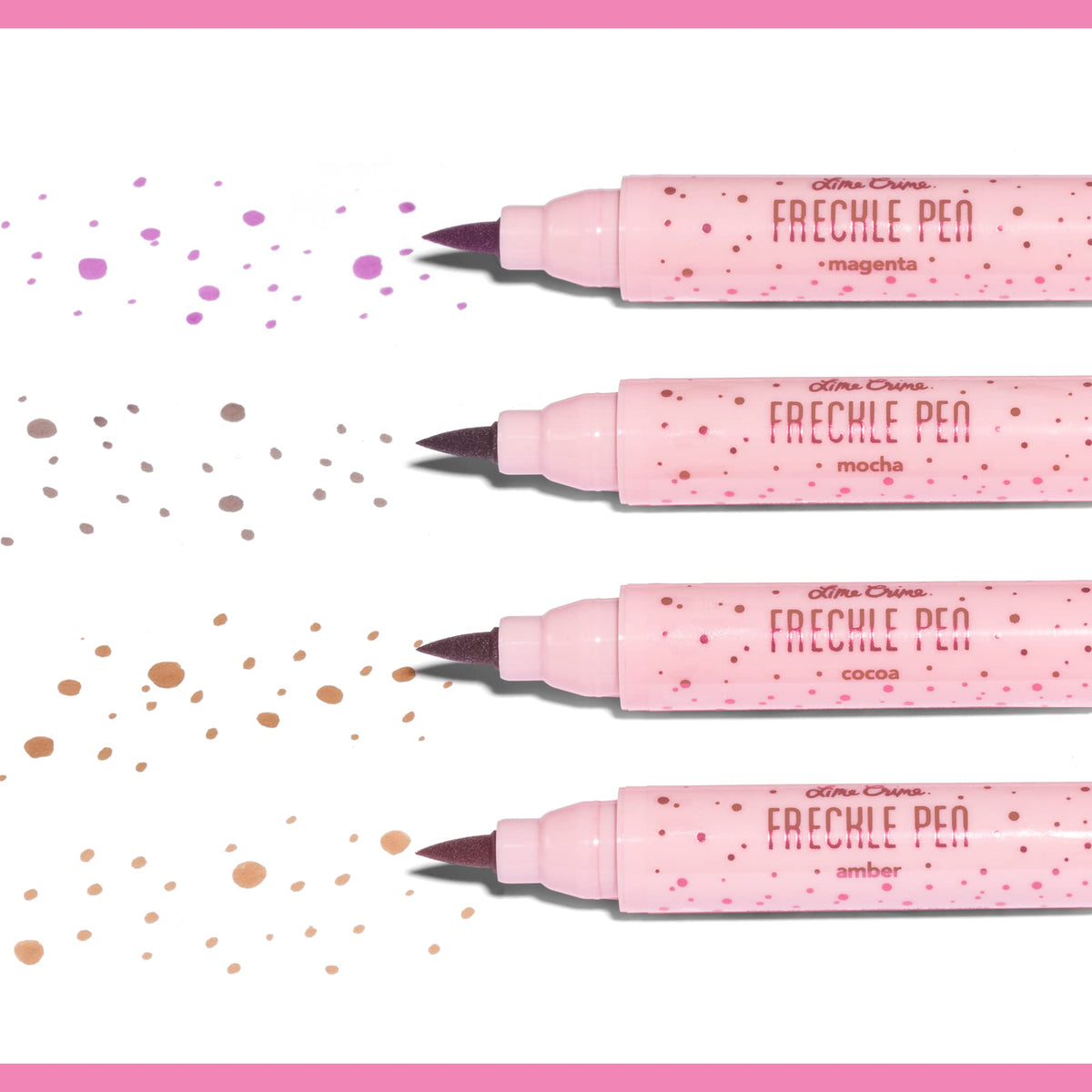 Lime Crime Freckle Pen, Amber (Freckle Brown) - Lightweight Buildable Makeup with Felt Tip Applicator for Natural Look - Long-Lasting Beauty & Personal Care Lime Crime