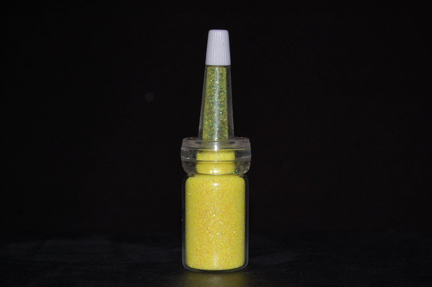 UV Blacklight Reactive Cosmetic Face & Body Glitter Powder (10 Gram Jars) (UV Lemon Yellow) Beauty & Personal Care DIRECTGLOW LLC