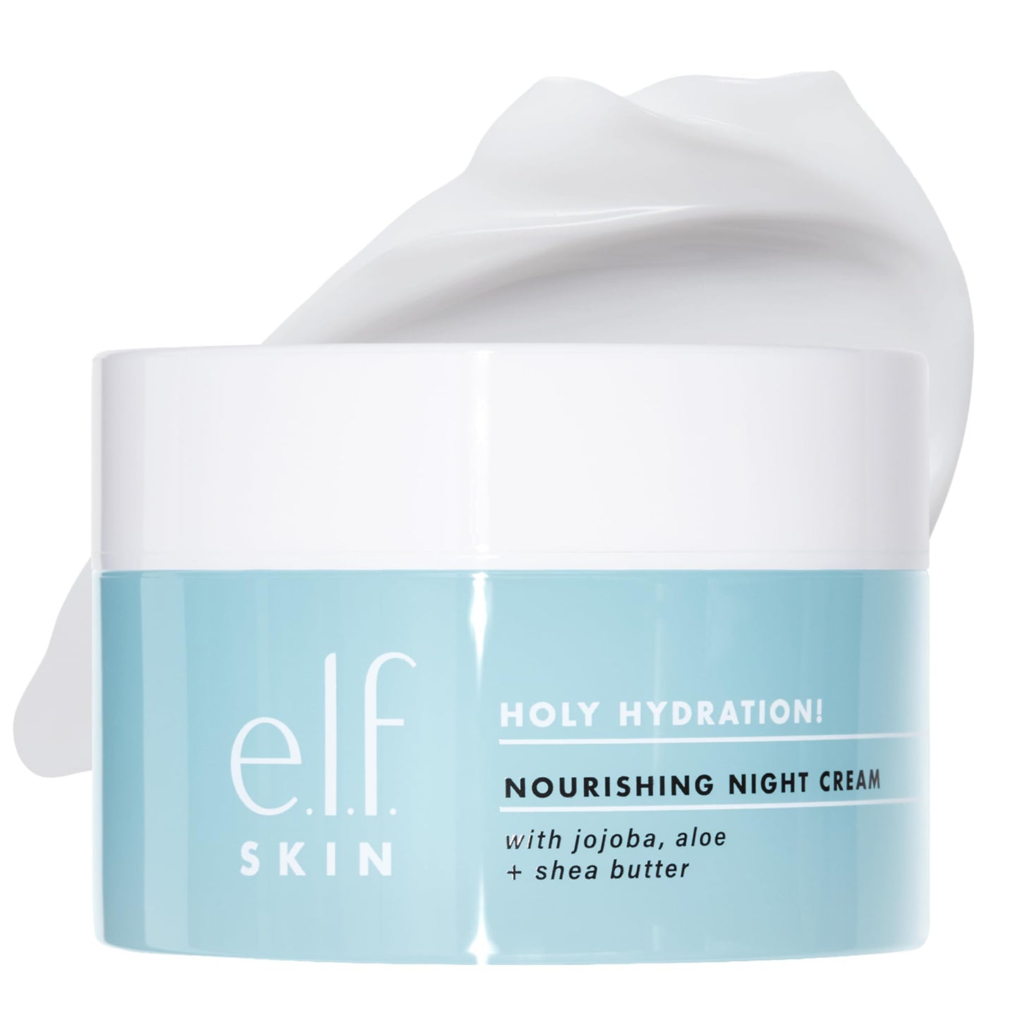 e.l.f. SKIN Holy Hydration! Nourishing Night Cream, Ultra-Hydrating Moisturizer, Infused with Shea Butter, Soothes Skin, 1.76 Oz (Packaging May Vary) Beauty and Personal Care e.l.f.