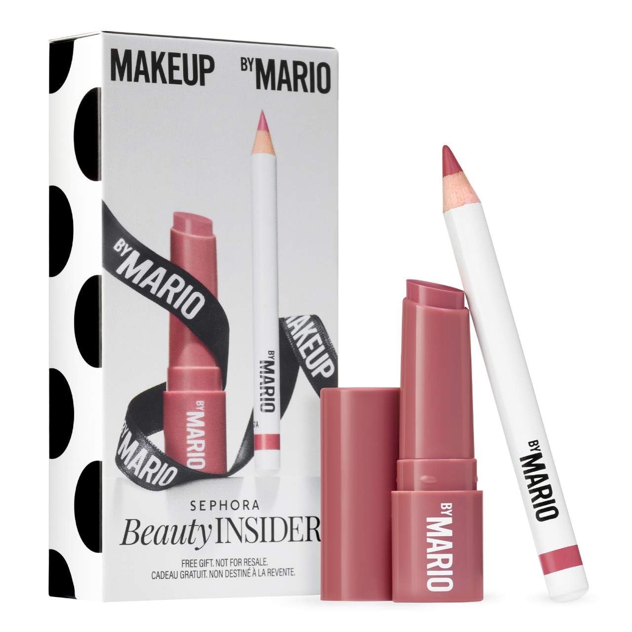 MAKEUP BY MARIO Rosewood Glow Lip Kit - Mini MoistureGlow Plumping Lip Serum & Ultra Suede Sculpting Lip Pencil, Rich Mauve - Hydrating Plumping Lip Beauty & Personal Care BY MARIO