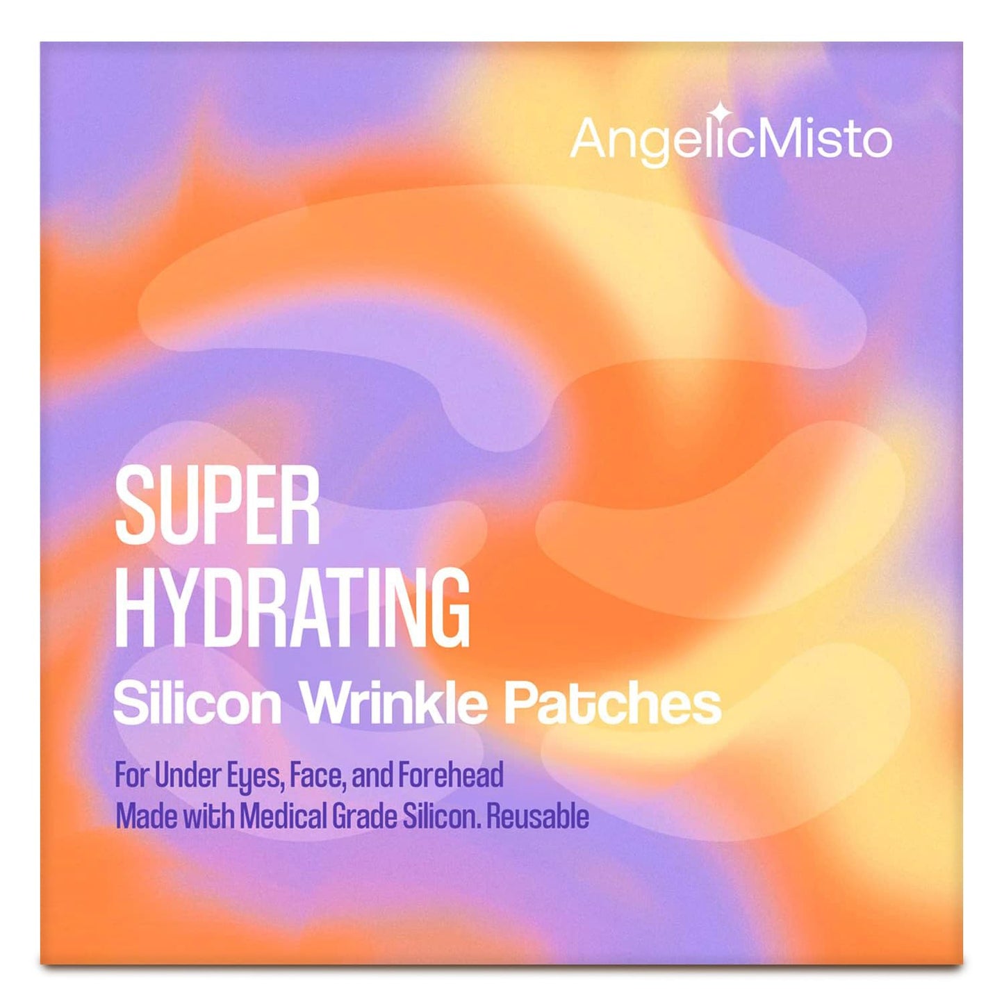 AngelicMisto Reusable Silicone Patches for Under Eye, Face and Forehead Wrinkles Beauty & Personal Care AngelicMisto