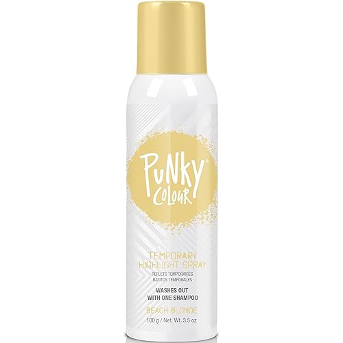 Punky Temporary Hair Highlight Spray, Beach Blonde, 3.5 oz, 1-Pack Beauty & Personal Care Punky