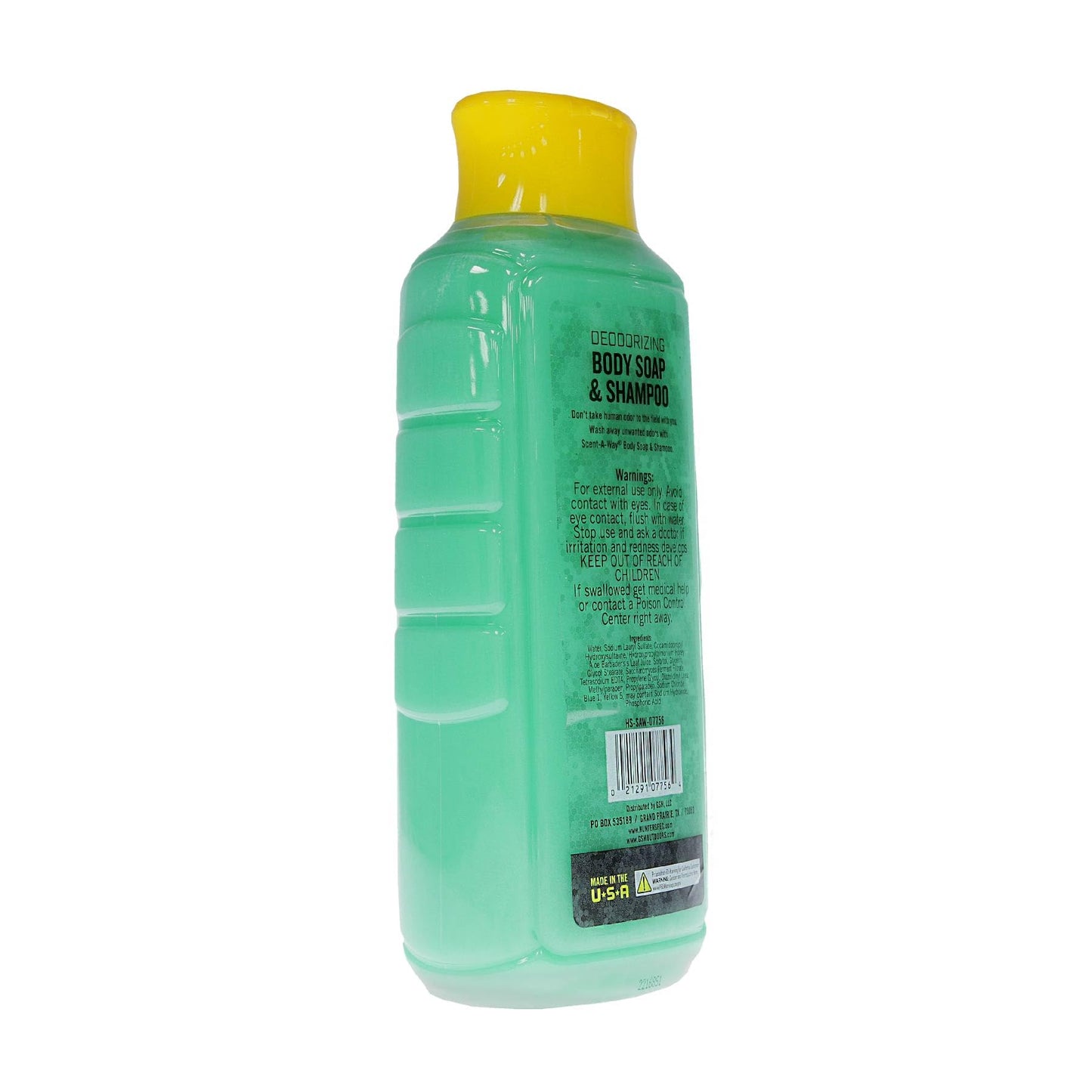 Hunters Specialties Scent-A-Way MAX Liquid Body Soap & Shampoo - Odorless Green Soap Scent Eliminator for Hunters, Trappers, Anglers, and Campers - 24 Beauty & Personal Care Hunters Specialties
