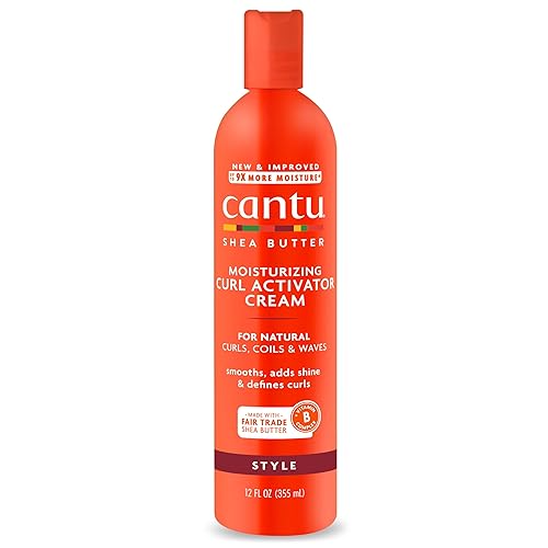 Cantu Shea Butter for Natural Hair Moisturizing Curl Activator Cream, 12 Fl Oz Beauty & Personal Care Cantu