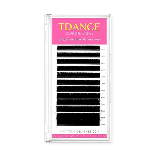 TDANCE Lash Extension Matte Black Eyelash Extension C CC D DD J B L Curl Volume & Classic Lash Extensions 0.03-0.18mm Thickness Professional Salon Beauty & Personal Care TDANCE