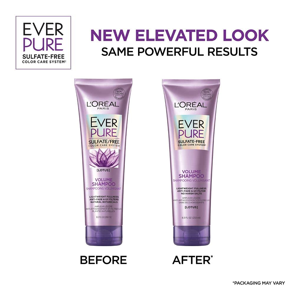 L'Oreal Ever Pure Volume Conditioner Lotus, 8.5 Fl Oz (Pack of 2) Beauty & Personal Care L'Oreal Paris