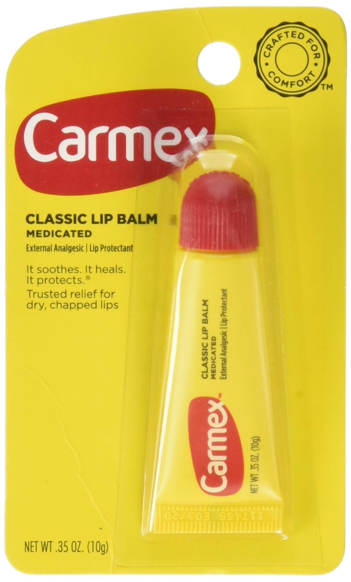 Carmex Classic Lip Balm, Medicated, 0.35 oz Beauty and Personal Care Carmex