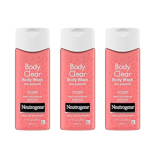 Neutrogena Body Clear Body Clear Body Wash, Pink Grapefruit 8.5 oz. (Pack of 3) Beauty & Personal Care Neutrogena