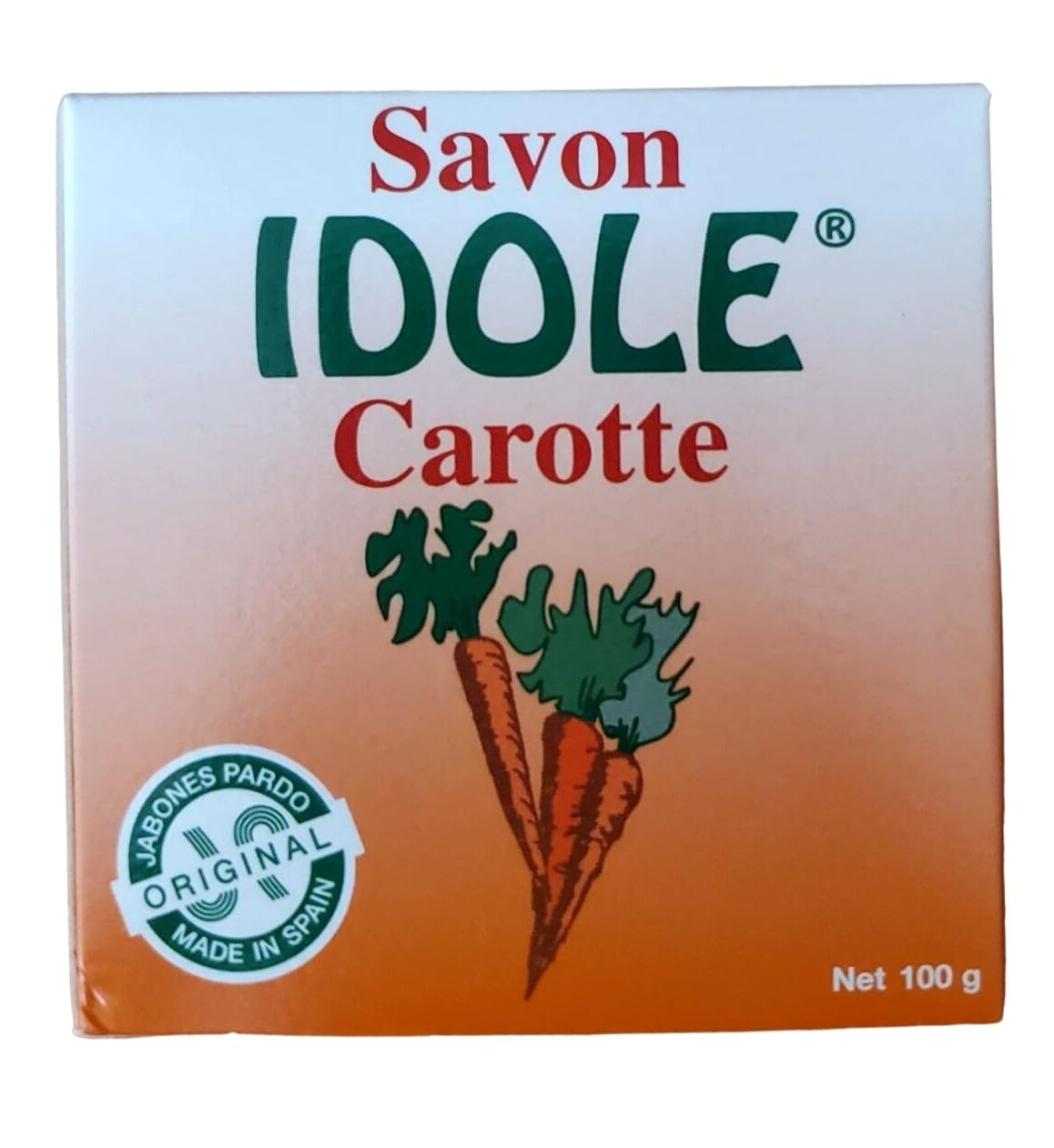 Idole SOAP 100 g CARROT Beauty & Personal Care Idole