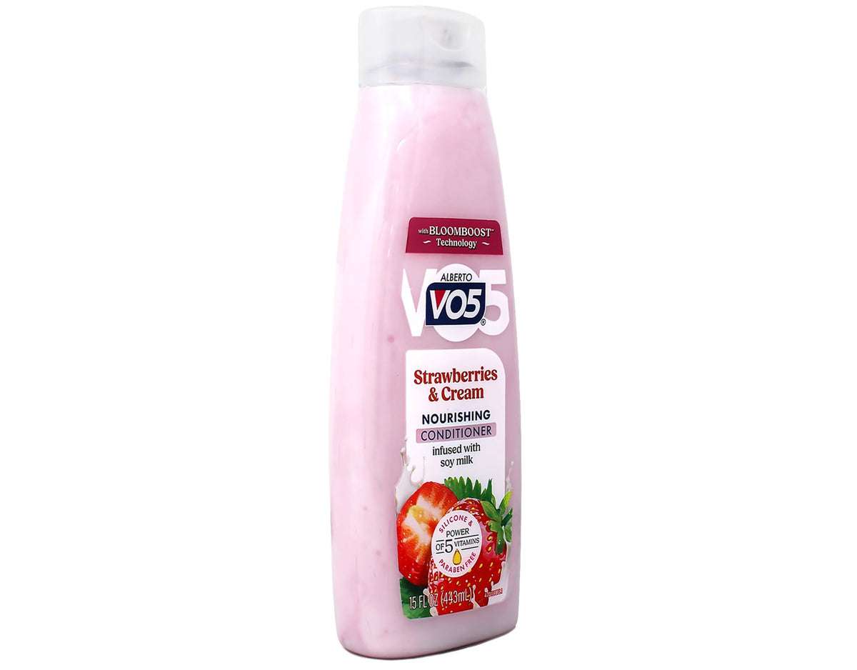 Alberto VO5 Moisture Milks Moisturizing Conditioner Strawberries & Cream, 12.5oz (Pack of 3)