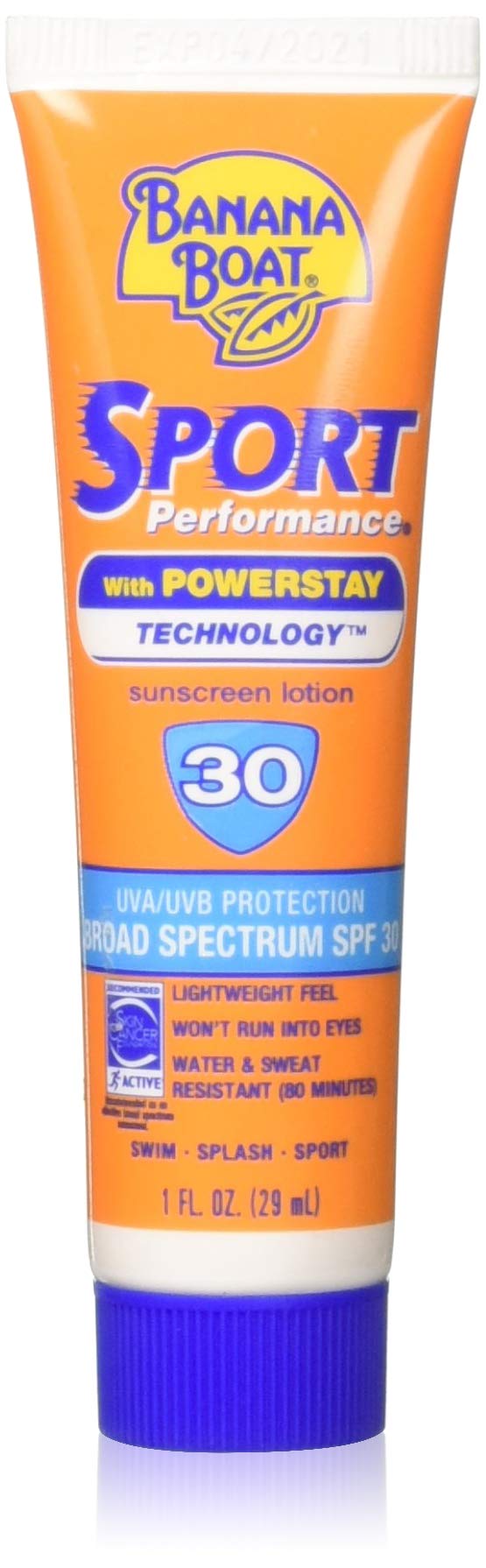 Banana Boat Sport Ultra SPF 30 Sunscreen Lotion, 1oz | Travel Size Sunscreen SPF 30, Travel Sunblock Lotion, Mini Sunblock Oxybenzone-Free, 1oz Beauty & Personal Care Banana Boat
