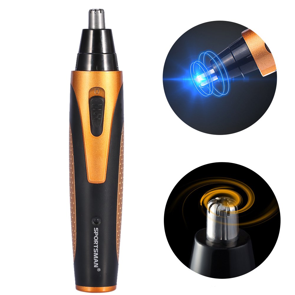 Mens Hair Trimmer Kit, 4 in 1 Rechargeable Nose Hair Stubble Beard Ear Eyebrow Shaver for Beauty and Personal Care FILFEEL