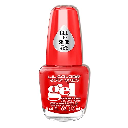 L.A. COLORS Nail Lacquer, Fresh Peach CNP524 Beauty & Personal Care L.A. COLORS