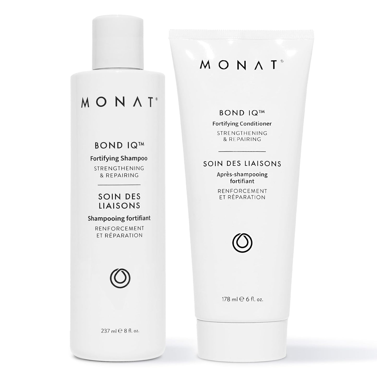 MONAT BOND IQ™ Shampoo & Conditioner Set - Strengthening & Repairing Duo with Biomimetic Peptide Technology, Lupin Protein & Baobab Extract Beauty & Personal Care MONAT