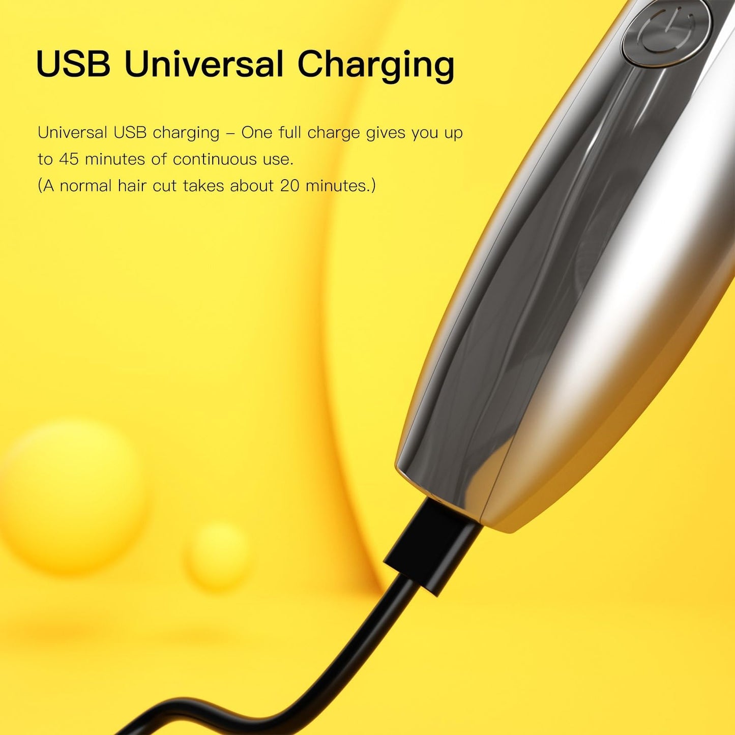 QDKVTNDJZ Mens Hair Clippers, Trimmer for Men Professional Electric USB Rechargeable Moving Blade Adjustable Cutting Length Beauty and Personal Care QDKVTNDJZ