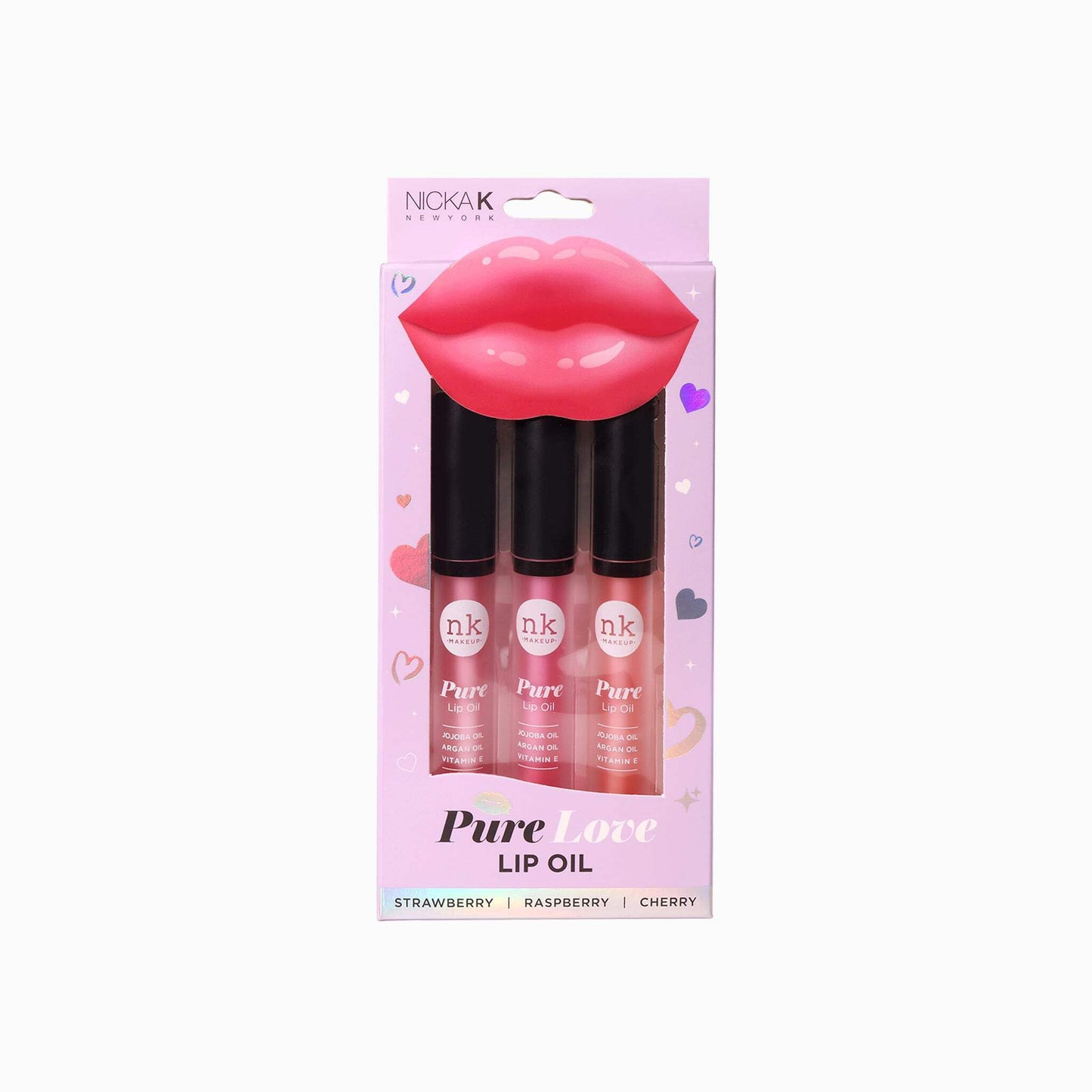 NICKA K NEW YORK Pure Glow Lip Oil (Pure Love) Beauty & Personal Care NICKA K NEW YORK