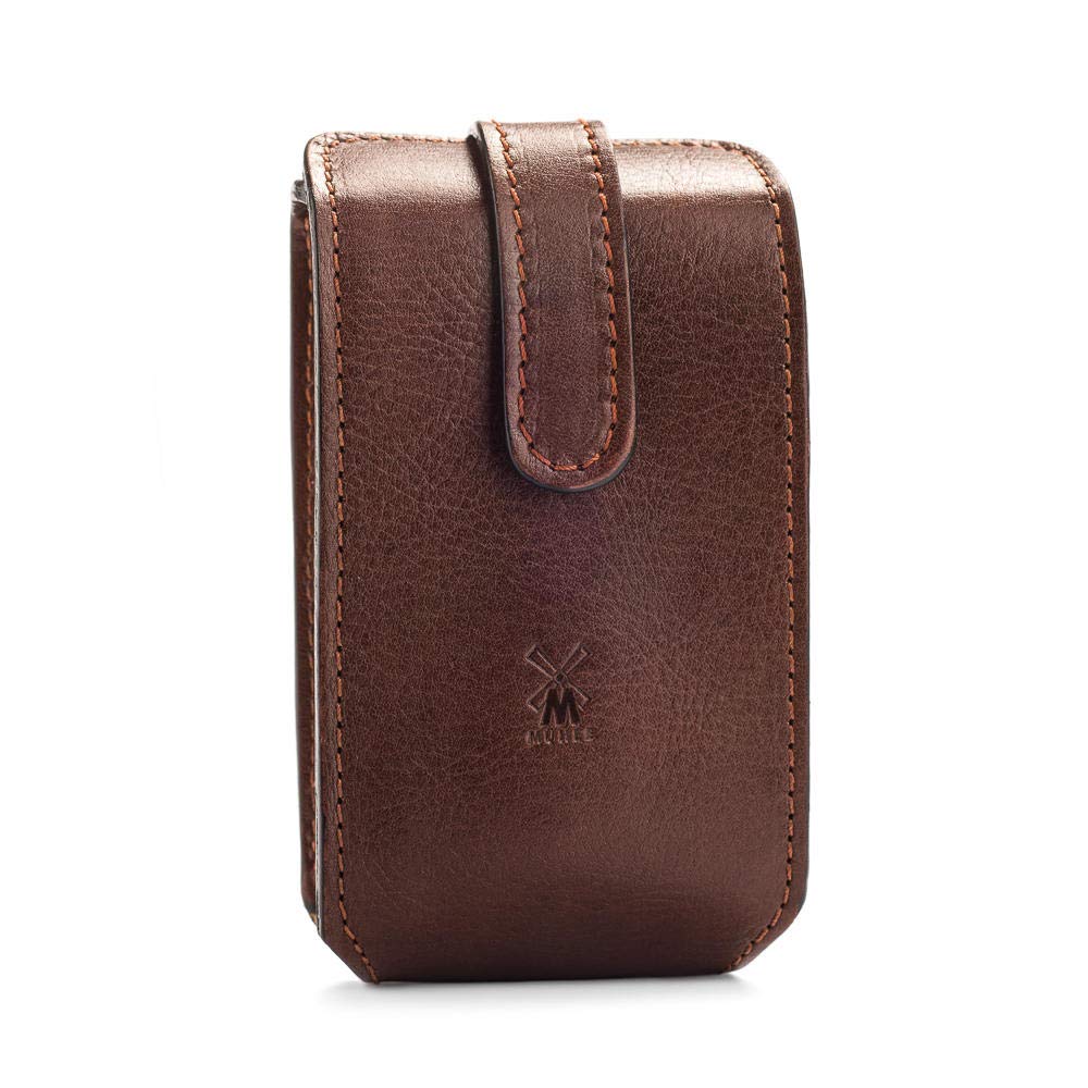 MÜHLE Travel Leather Travel Razor & Shaving Brush Hand-Made Case Beauty and Personal Care MÜHLE