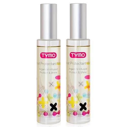 TYMO Heat Protectant for Hair with Argan Oil for Heated Styling Tools, Leave in Conditioner Spray to Smooth & Hydrate, Natural Pure Formulation Beauty & Personal Care TYMO