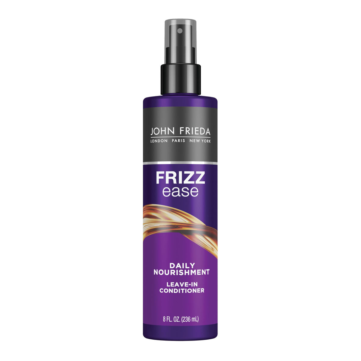 John Frieda Frizz Ease Daily Nourishment Leave-In Conditioner, Detangles Frizzy, Damaged Hair, Reduces Breakage, Protects Against Heat, with Vitamins