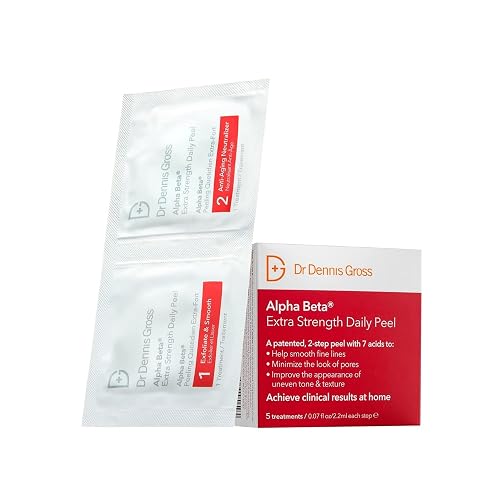 Dr. Dennis Gross Alpha Beta Extra Strength Daily Peel - 2-Step Exfoliating Pads for Enhanced Anti-Aging, Smoother Skin, and Radiant Complexion, 5 Beauty & Personal Care Dr Dennis Gross