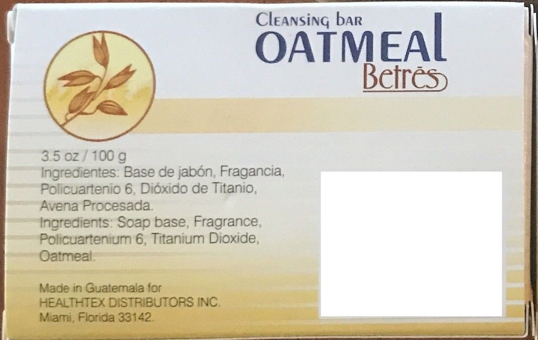 Betres Avena Oatmeal Bar Soap 3.5 oz for Sensitive Skin - 2-PACK Beauty & Personal Care Betres