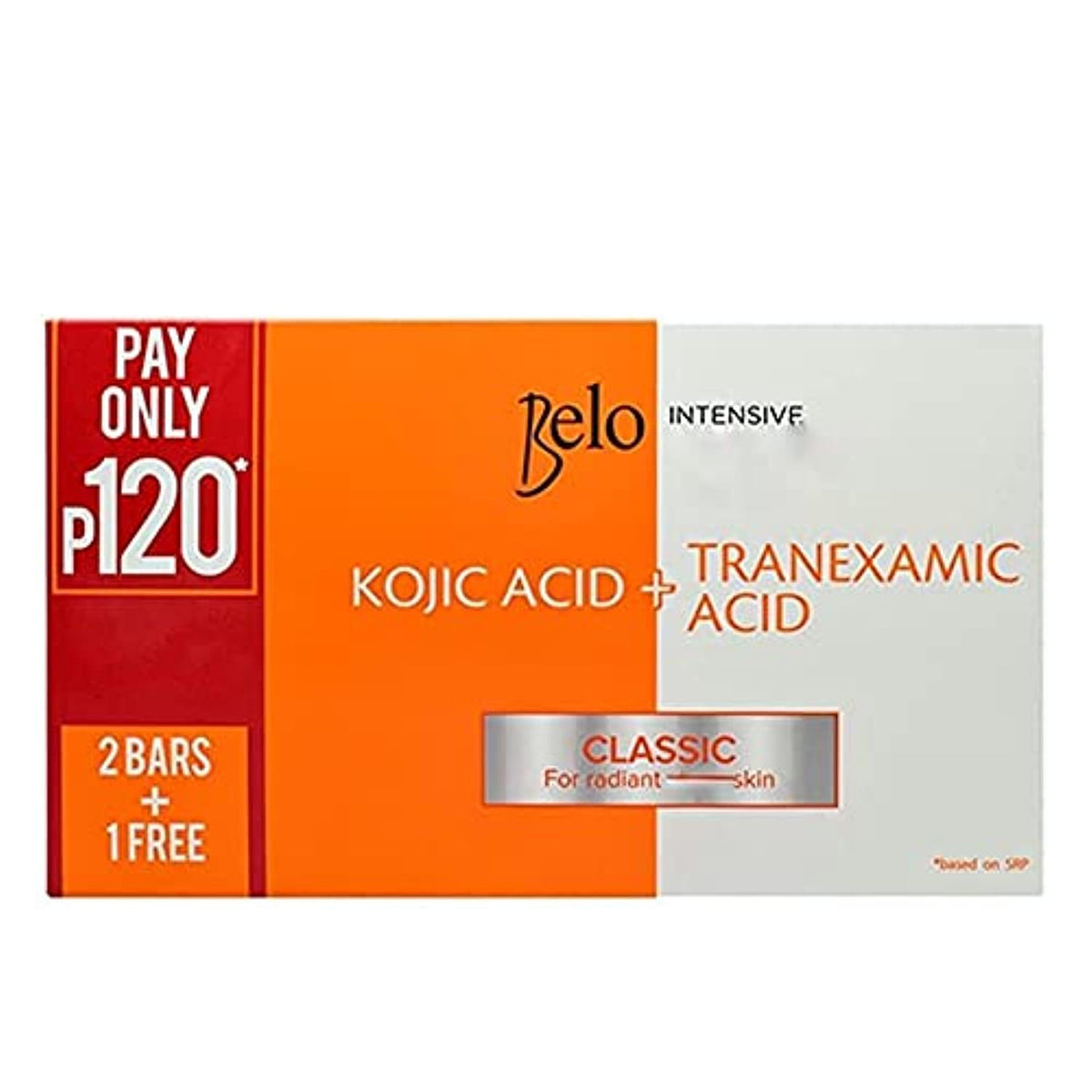 Belo Essentials Intensive Face and Body Soap, 3 x 65g Beauty & Personal Care Belo Essentials