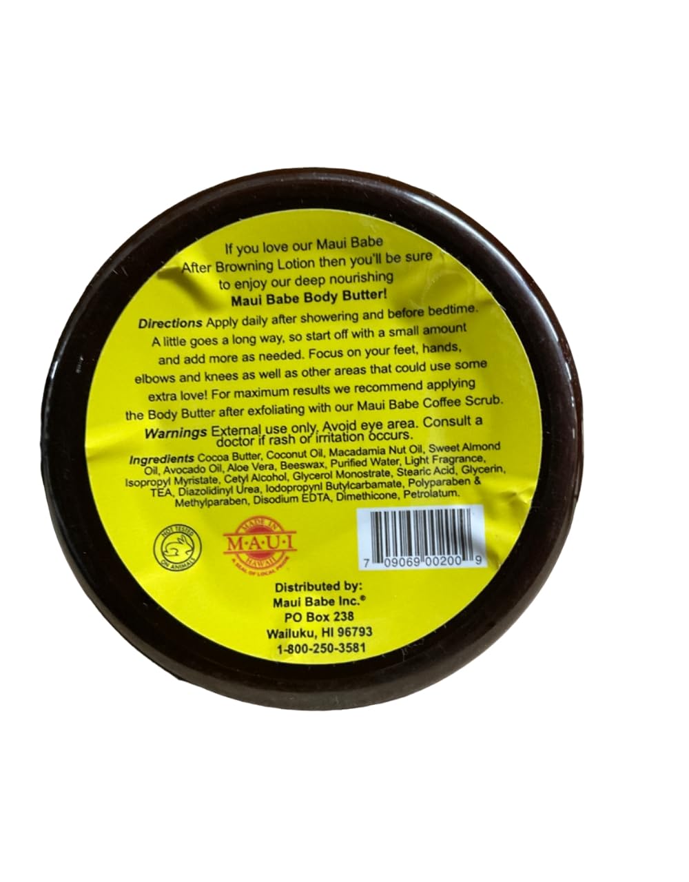 Maui Babe Body Butter 8 oz Beauty & Personal Care Maui Babe
