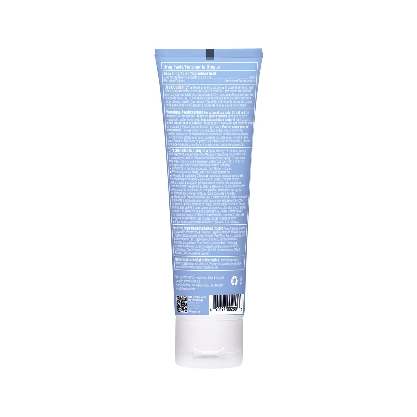 Thinksport SPF 50 Plus Sunscreen, 3 Ounce-pack of 2 Beauty & Personal Care THINK