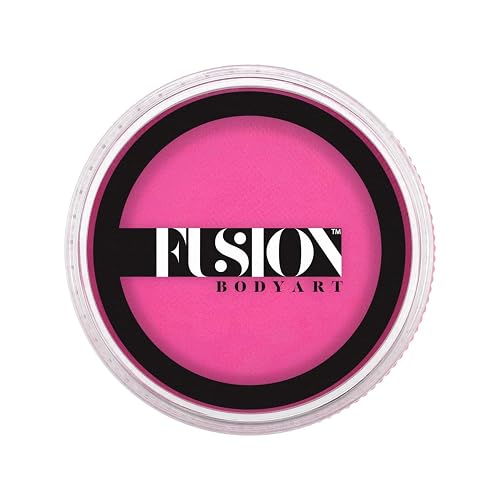 Fusion Body Art Pro Face Paint | Prime Pink Sorbet (32gm), Professional Quality Water Activated Face and Body Paint Supplies Single Makeup Cake Beauty & Personal Care FUSION BODY ART