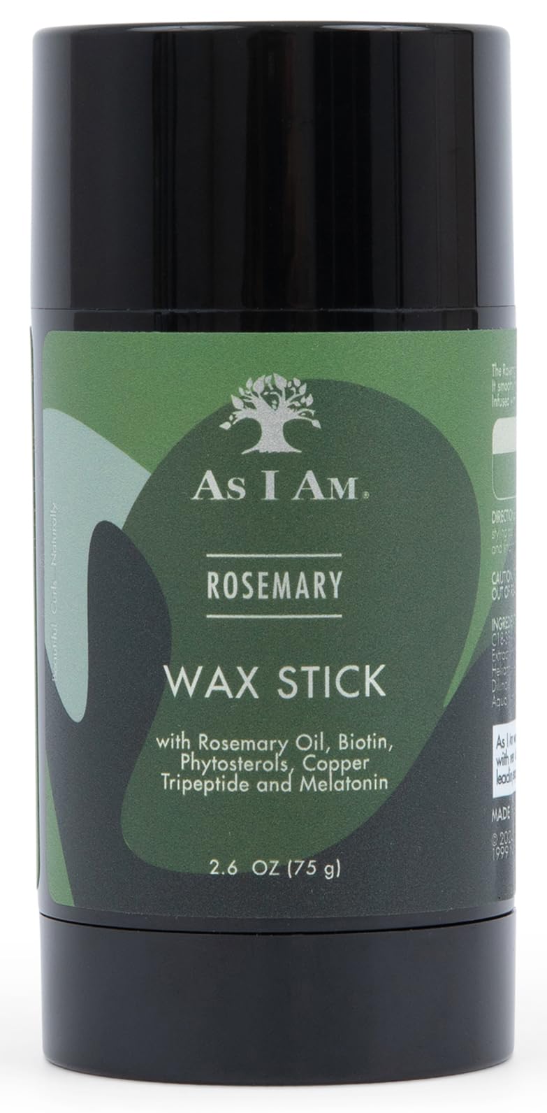 As I Am Rosemary Hair Wax Stick - 2.6 Oz - with Biotin & Saw Palmetto Beauty & Personal Care As I Am