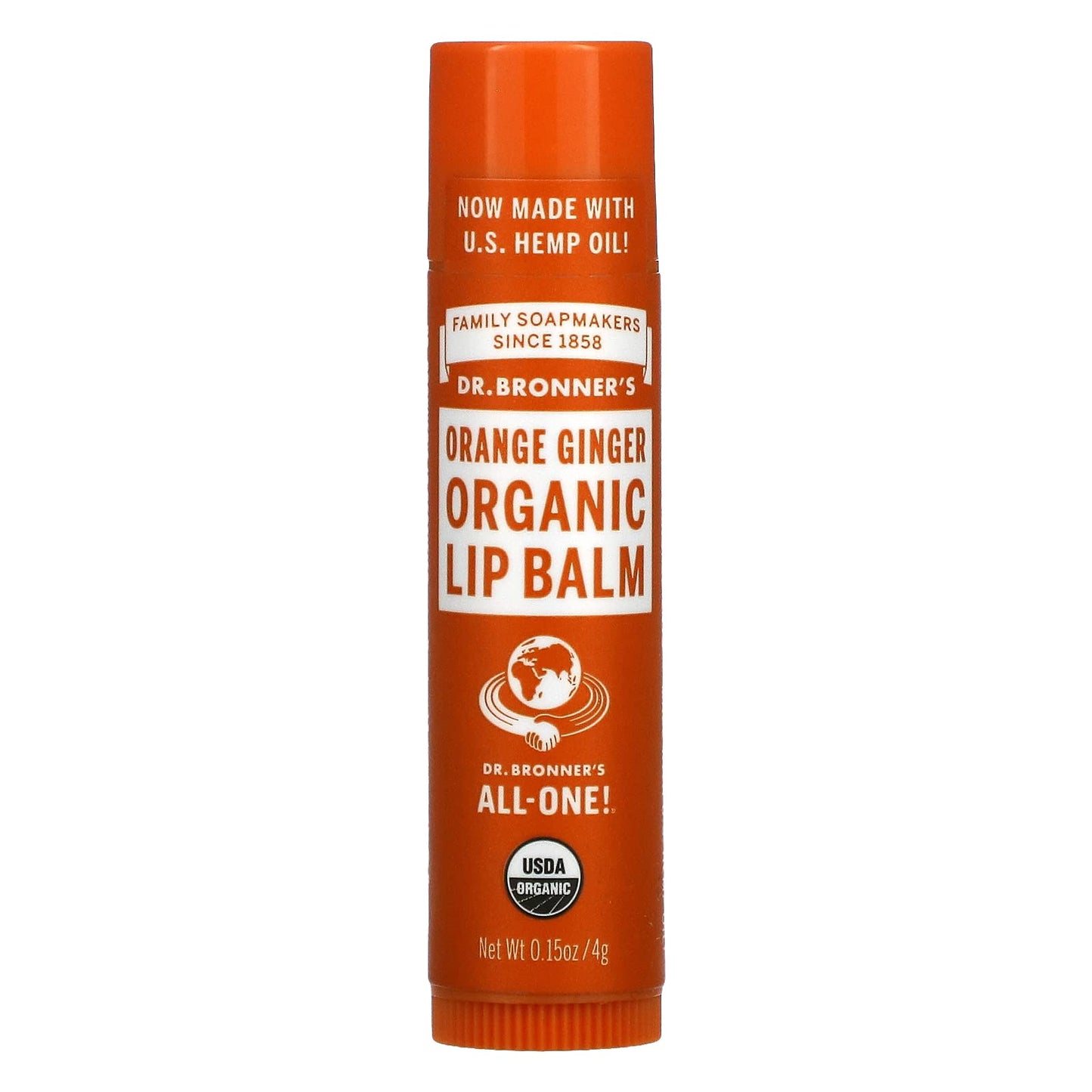 Dr. Bronner's Sun Dog's Organic Lip Balm Orange Ginger - 0.15 oz Beauty & Personal Care Dr. Bronner's