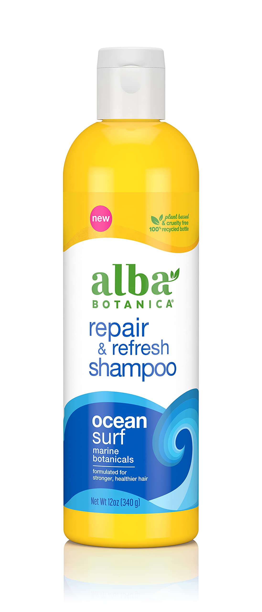 Alba Botanica Repair & Refresh Shampoo, Ocean Surf, 12 Oz Beauty & Personal Care Alba Botanica