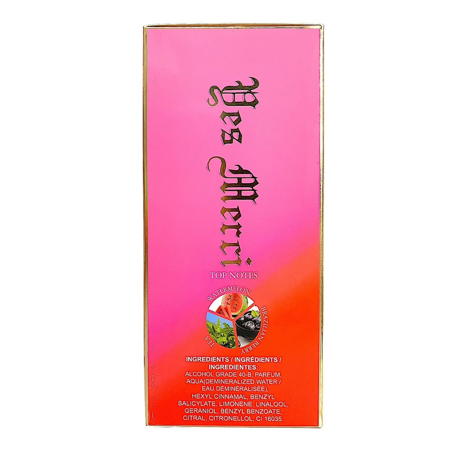 United Scents YES MERCI Eau De Parfum for Women, 3.4 fl oz | Juicy Watermelon, Jasmine & Musk | Fruity Floral Scent | Everyday Fragrance Spray Beauty & Personal Care United Scents