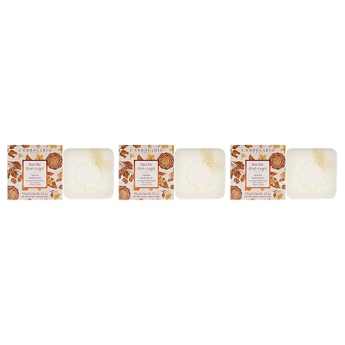 Perfumed Soap - Berries Flowers Wood - Pack of 3 by LErbolario for Unisex - 3.5 oz Soap Beauty & Personal Care L'Erbolario