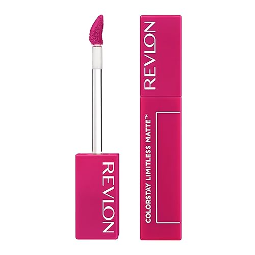Revlon ColorStay Limitless Matte Liquid Lipstick, Vegan Formula, No-Budge, Longwear Lip Color, Long Lasting, Lightweight/Comfortable, Waterproof, 007 Beauty & Personal Care REVLON
