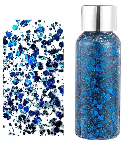 Body Glitter Gel, Face Glitter Body Glitter Liquid Eyeshadow, Face Hair Nail Glitter, Holiday Glitter Makeup (5) Beauty & Personal Care JUDEWY
