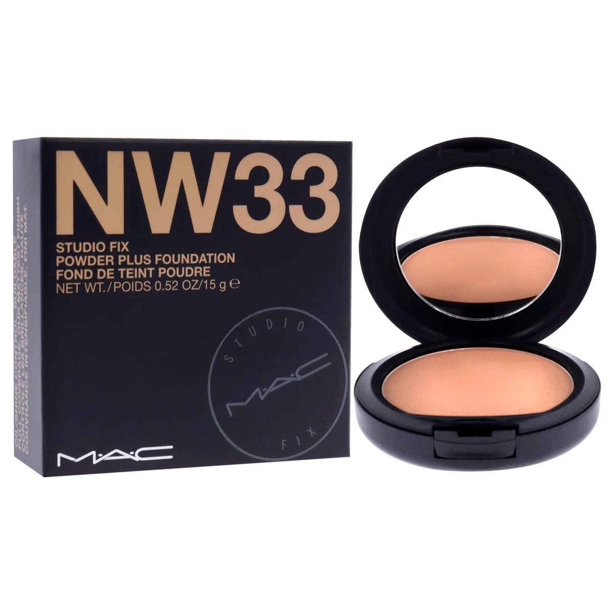 Mac Studio Fix Powder Plus Foundation Nw33 15gm/0.52 Oz Beauty & Personal Care MAC