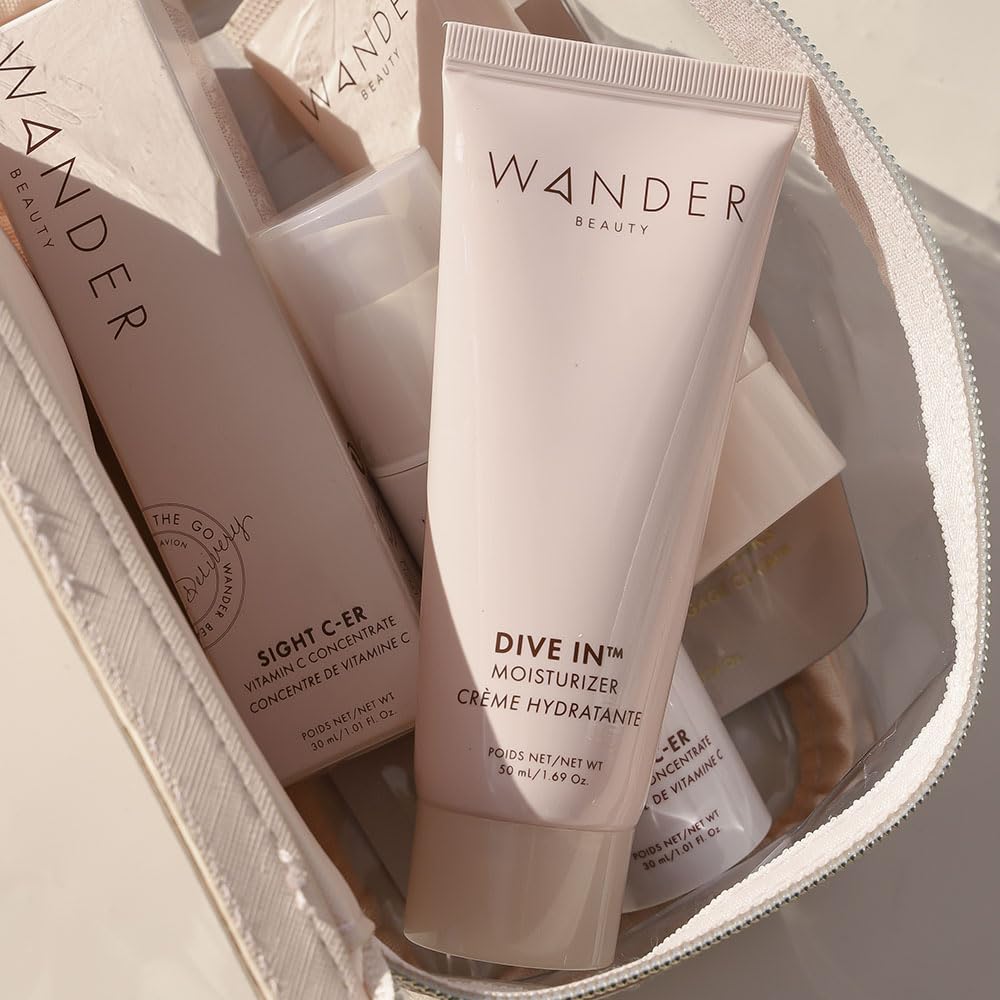 Wander Beauty Dive In Moisturizer - 8-in-1 Hydrating Face Moisturizer For 72h Hydration - Plump, Brighten, & Rejuvenate Skin with 13 Fruits & 4 Flower Beauty & Personal Care Wander Beauty