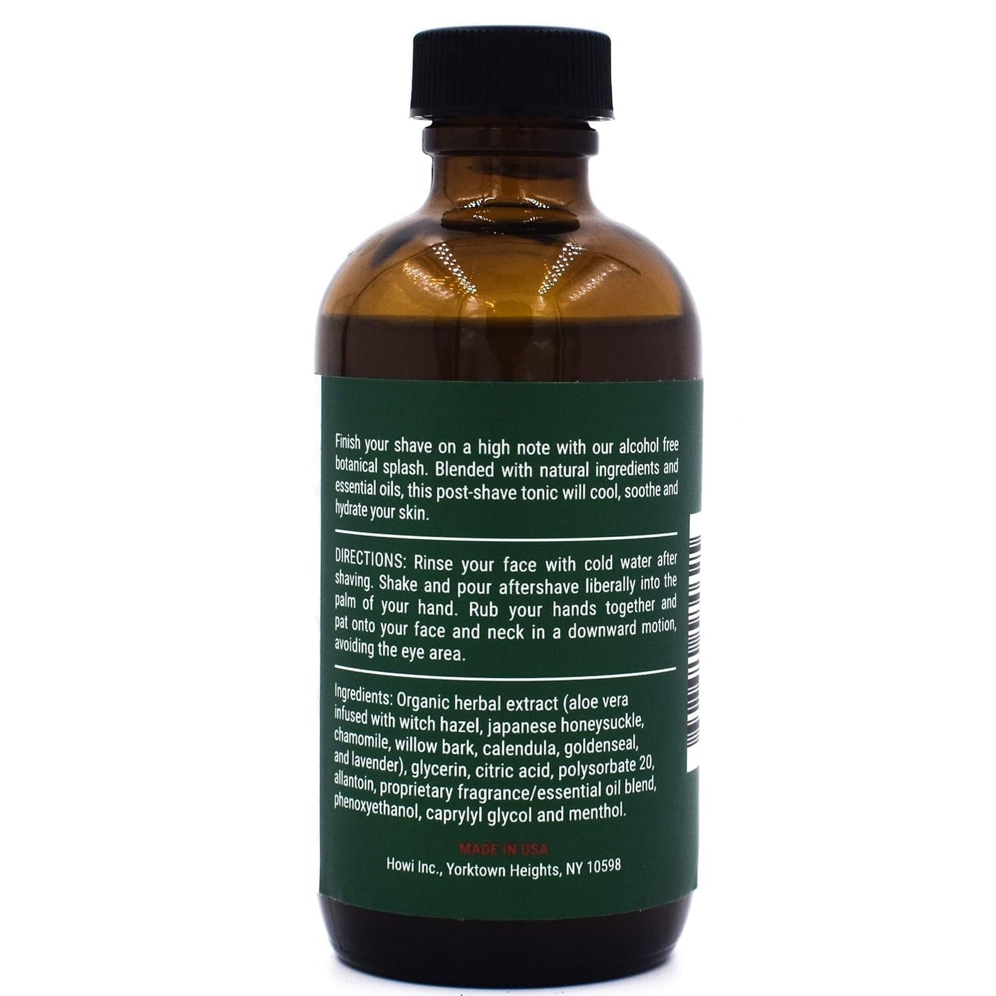 Taconic Shave Eucalyptus Mint Aftershave Splash - Refreshing, Alcohol-Free Men’s After Shave - Tones & Cools Skin Naturally - 4 oz USA Made Beauty and Personal Care Taconic Shave