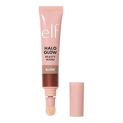 e.l.f. Halo Glow Blush Beauty Wand, Liquid Blush Wand For Radiant, Flushed Cheeks, Infused With Squalane, Vegan , You Go Cocoa Beauty & Personal Care e.l.f.
